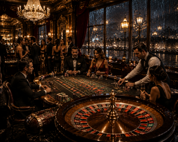 ## Bilddaten – Produkt / Wandbehang  **Bildname:** luxus-casino-roulette-regen-nacht-wandbehang.webp  ---  # Shop Daten  **Titel:** Luxus Casino Wandbehang – Roulette Abend im eleganten Ambiente  ---  **Sichtbare Shop Beschreibung:** Ein Hauch von Luxus,