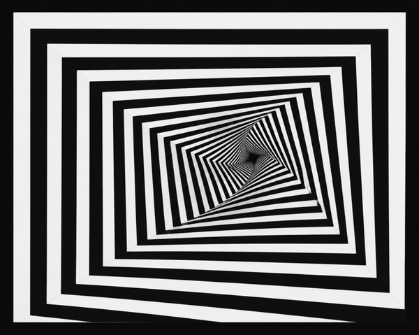 Optische Täuschung Tunnel – Faszinierender 3D Effekt für deine Wand