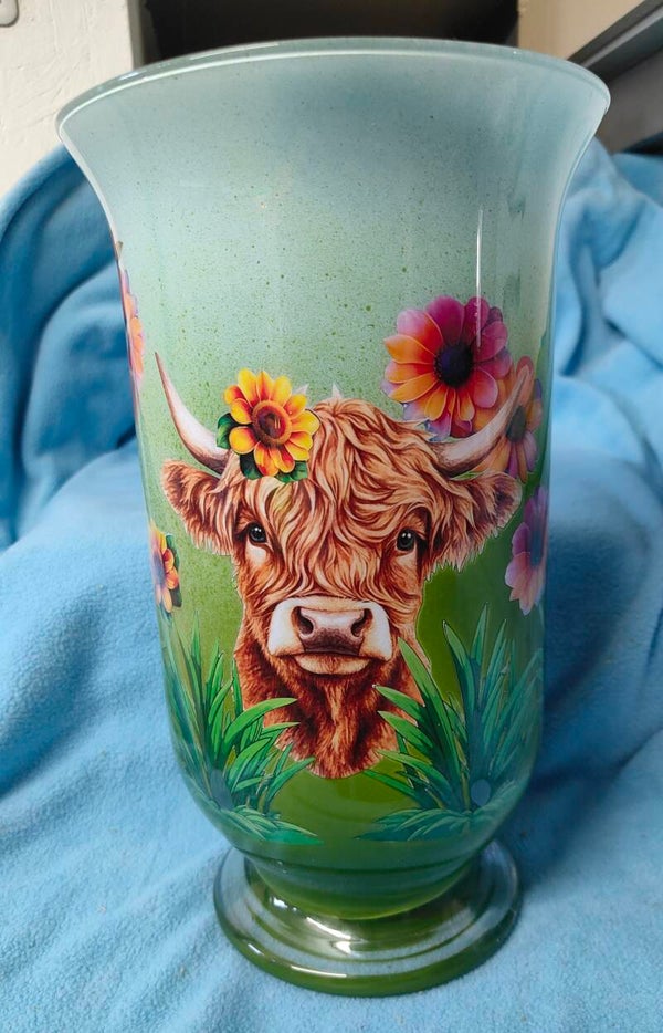 Schotse hooglander vaas