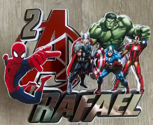 Avengers Cake Topper