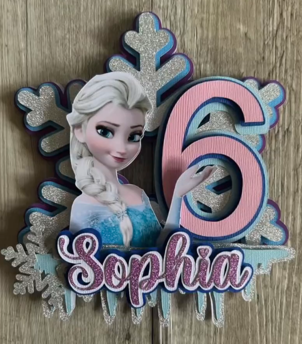 Elsa Cake Topper