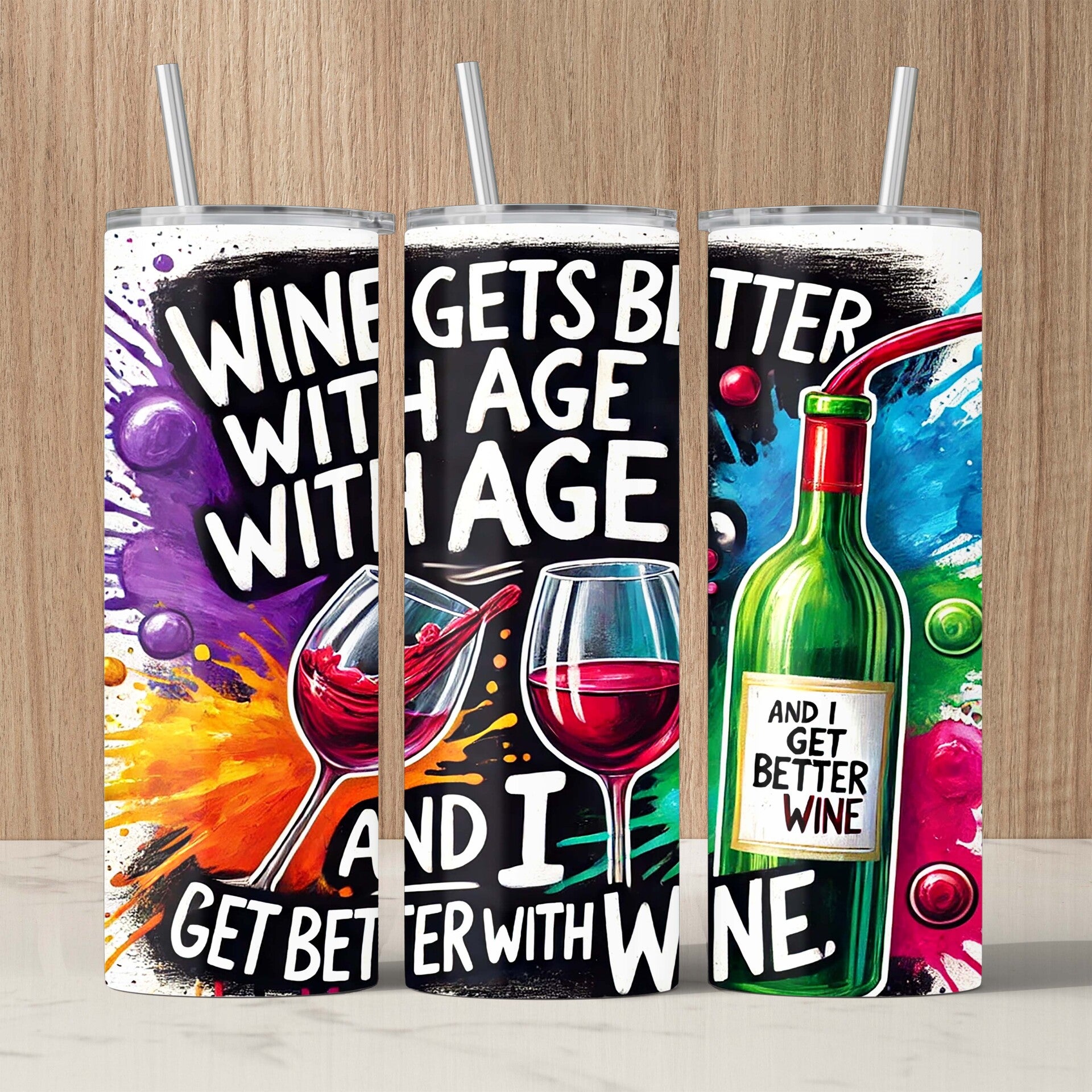 I get better with wine