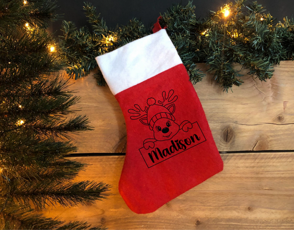 Personalised christmas stocking