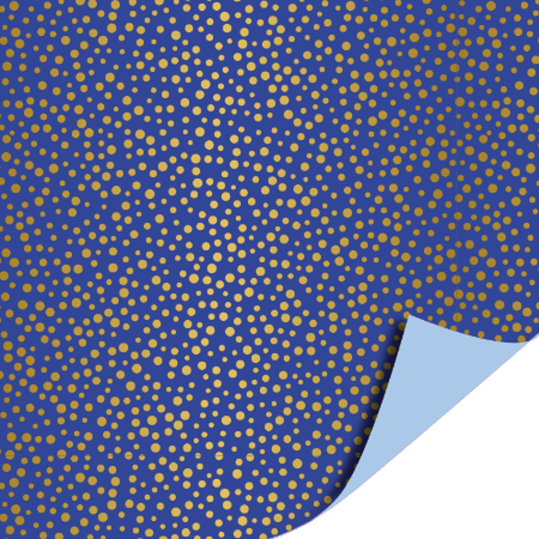 Cadeaupapier - Luxury dots blue