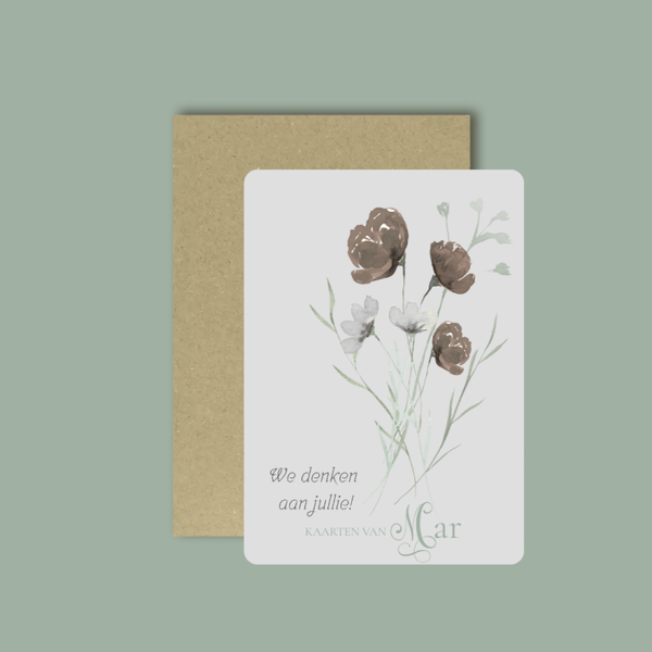 We denken aan jullie