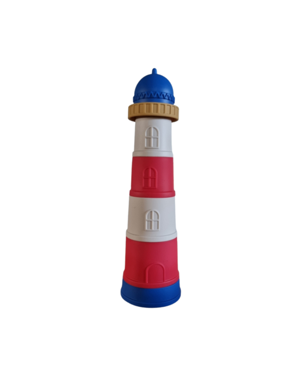 Vuurtoren - rood/wit