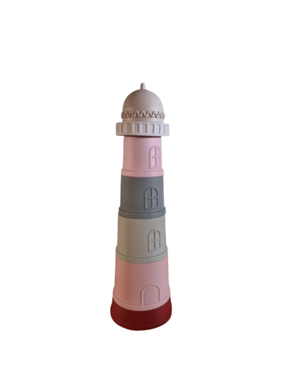 Vuurtoren - pastel roze