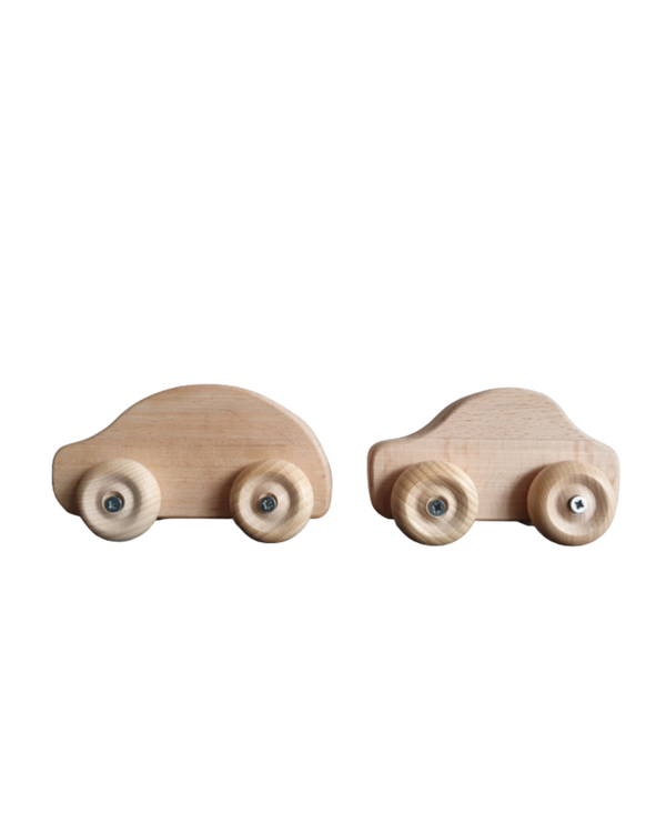 Houten autootjes
