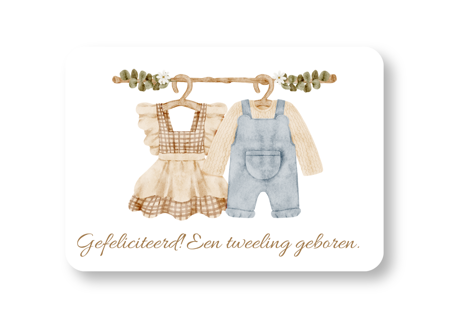 Tweeling - jurk en pakje