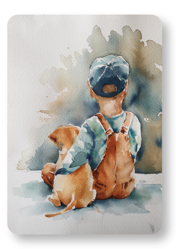Jongetje met hond