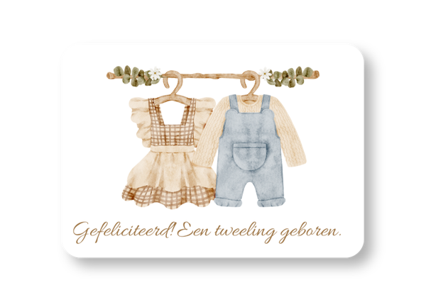 Tweeling - jurk en pakje