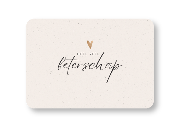 Heel veel beterschap - hartje