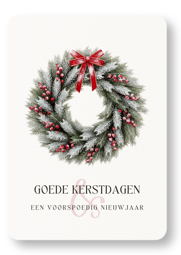 Goede Kerstdagen - krans