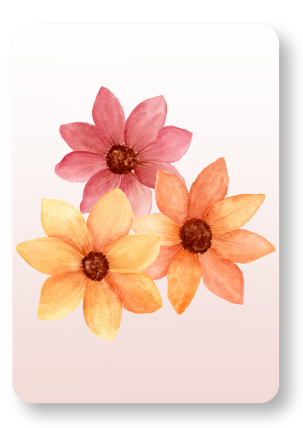 Drie bloemen