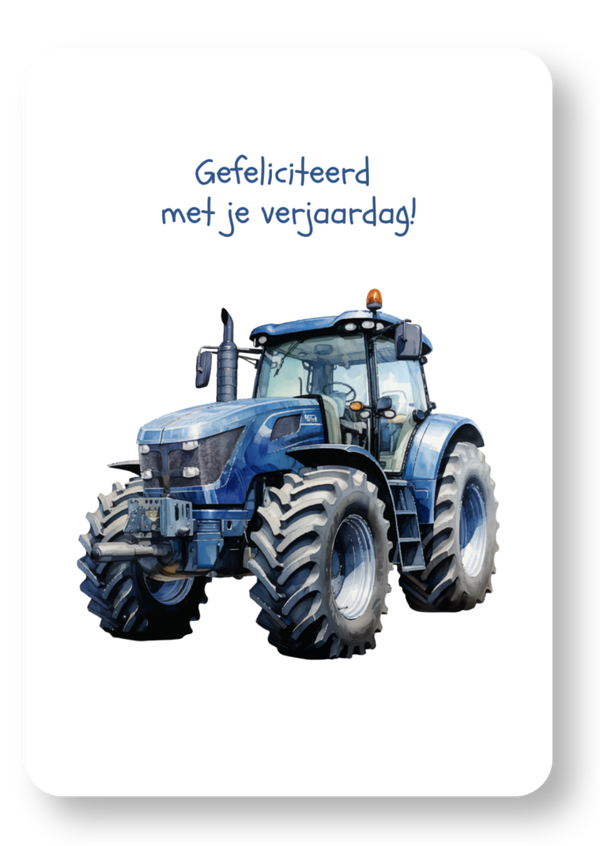 Blauwe trekker