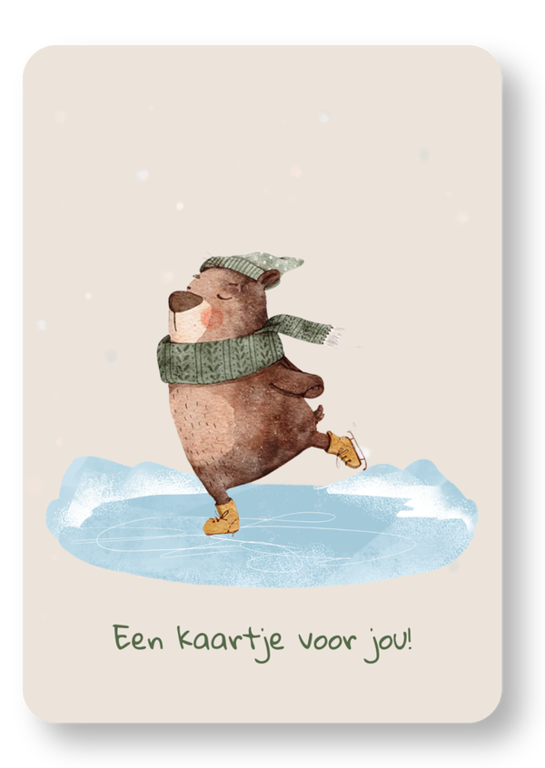 Een kaartje voor jou! - Beer