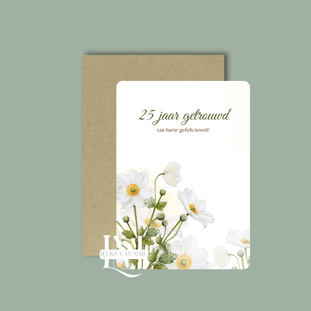 25 jaar getrouwd
