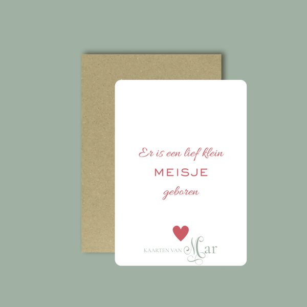 Lief meisje geboren