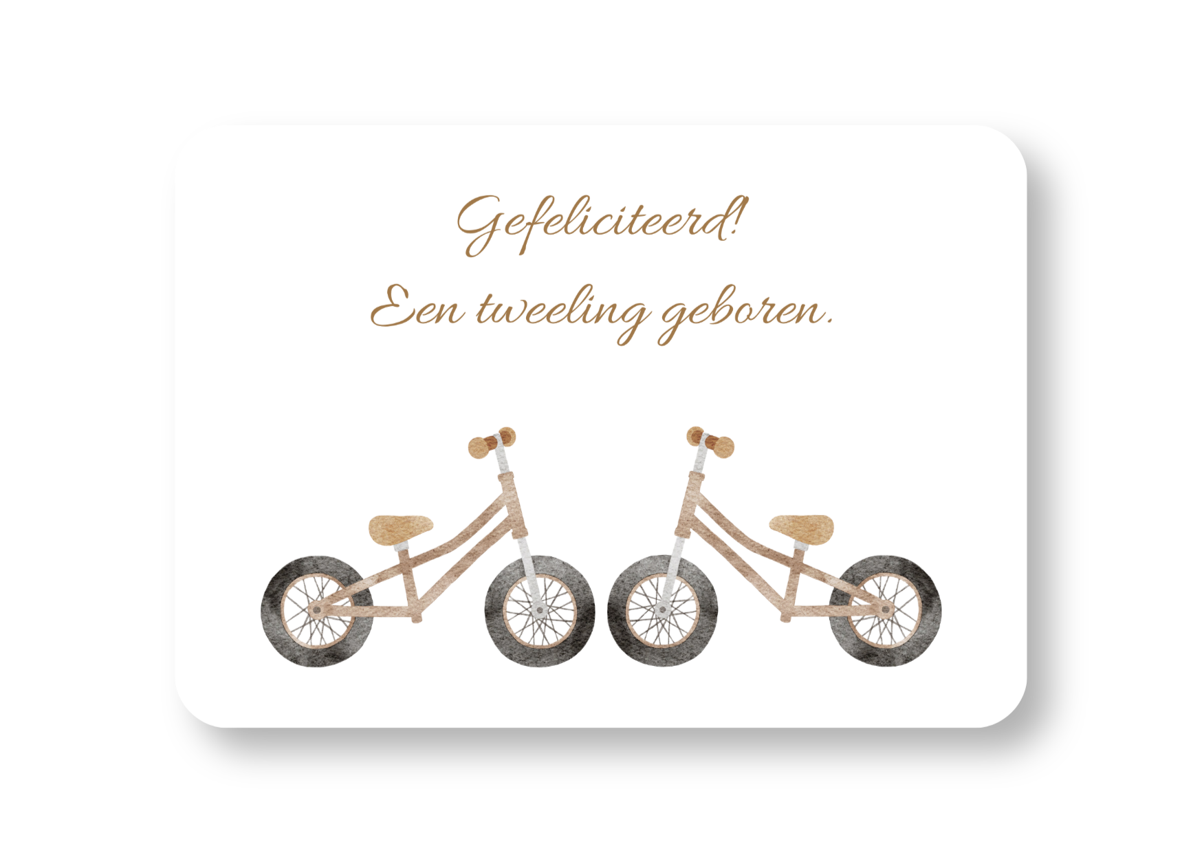 Tweeling - loopfietsjes