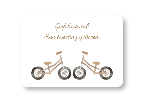 Tweeling - loopfietsjes