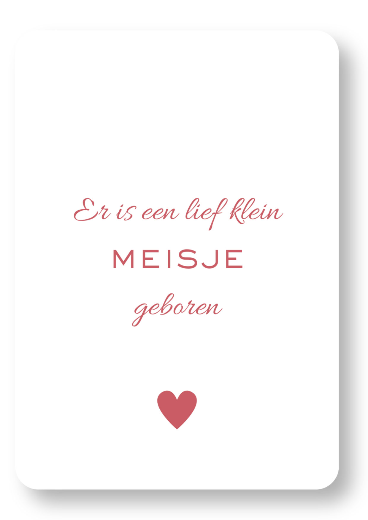 Lief meisje geboren