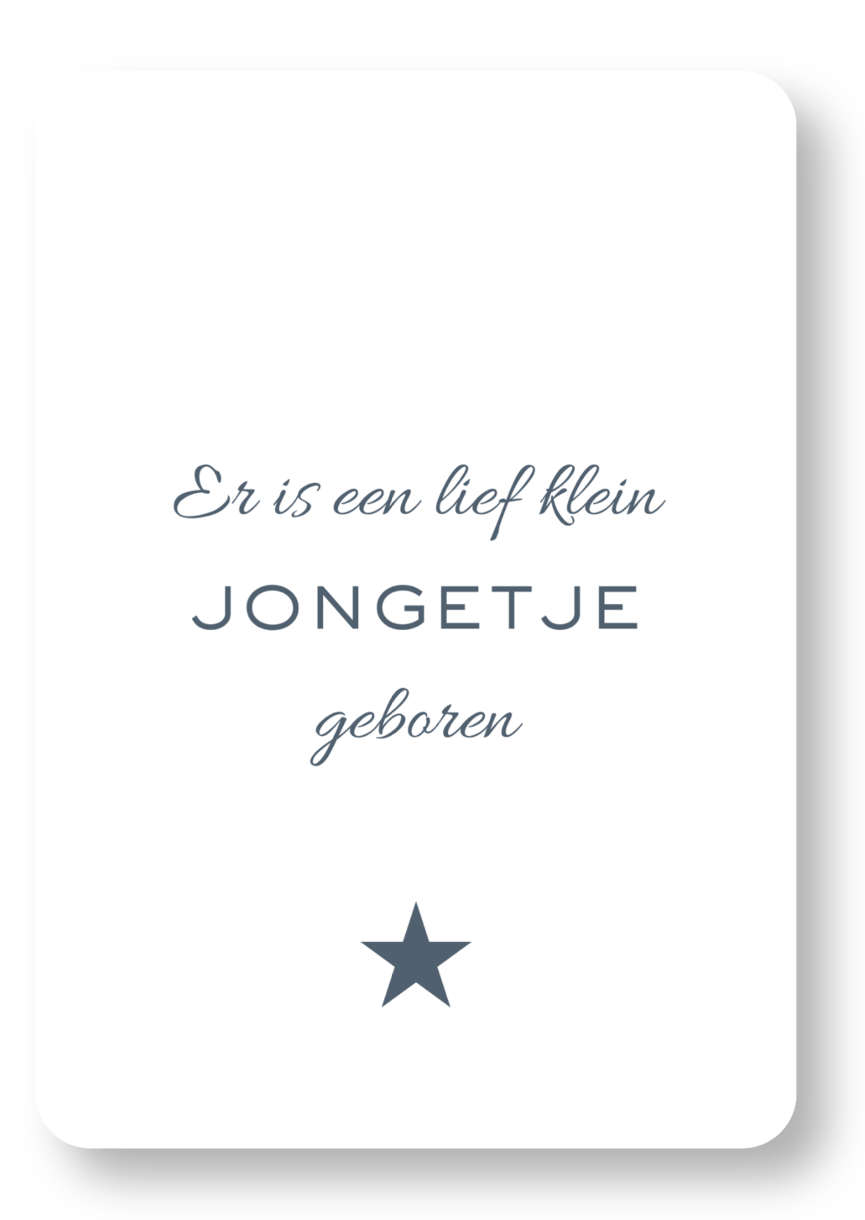 Lief jongetje geboren