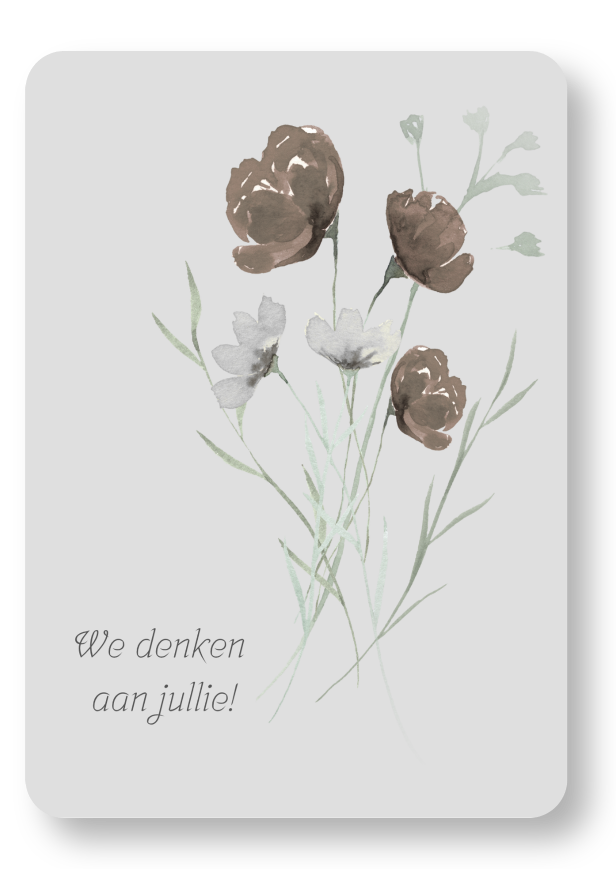 We denken aan jullie!