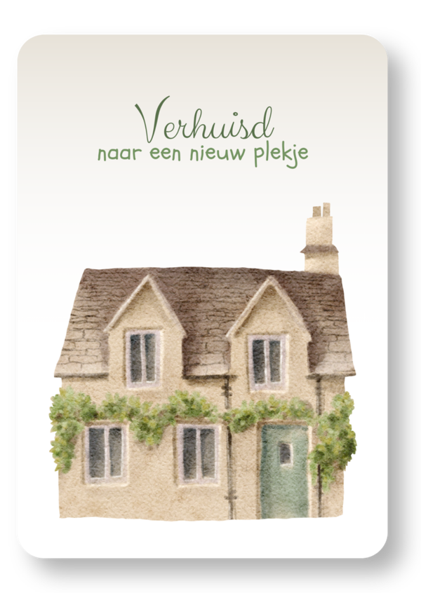 Verhuisd naar een nieuw plekje