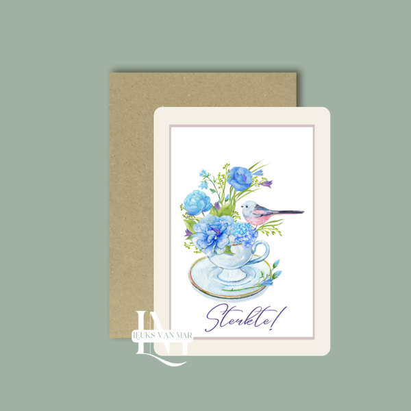 Theekopje - Sterkte!