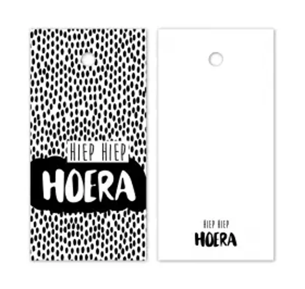Cadeaulabel - Hiep Hiep Hoera