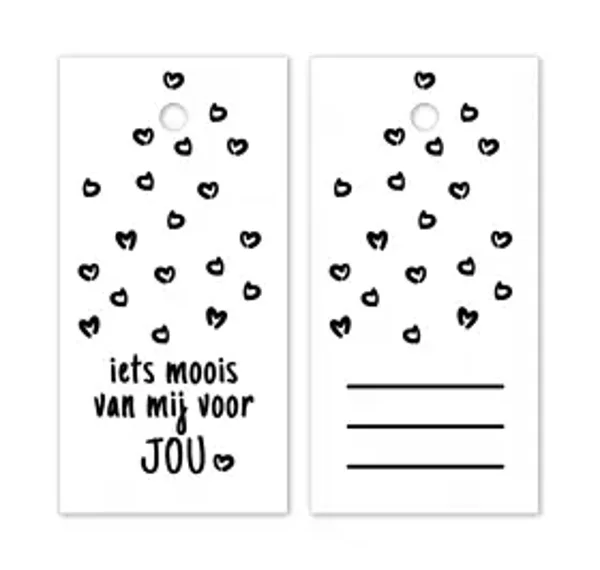 Cadeaulabel - Iets moois van mij voor jou!