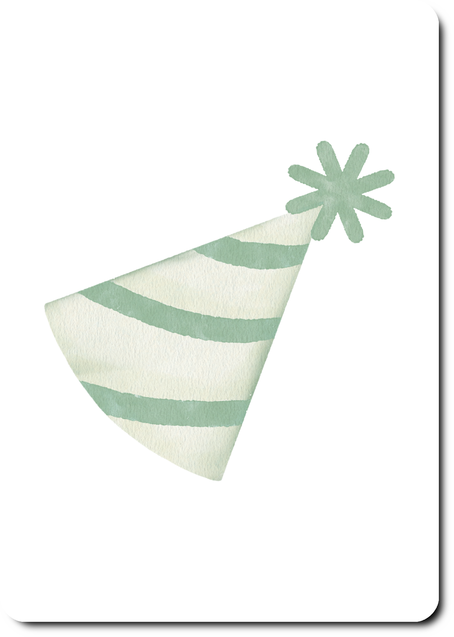 Feestmuts - groen