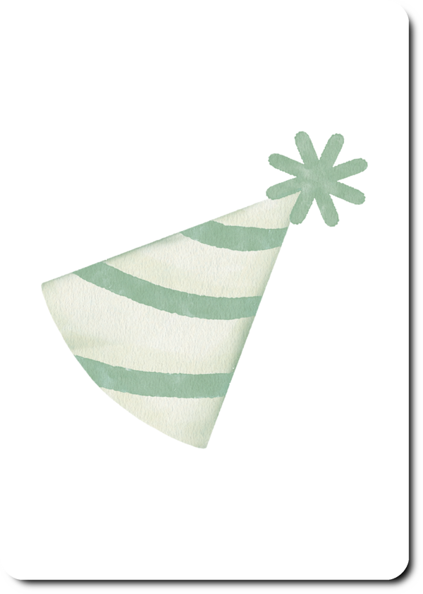 Feestmuts - groen