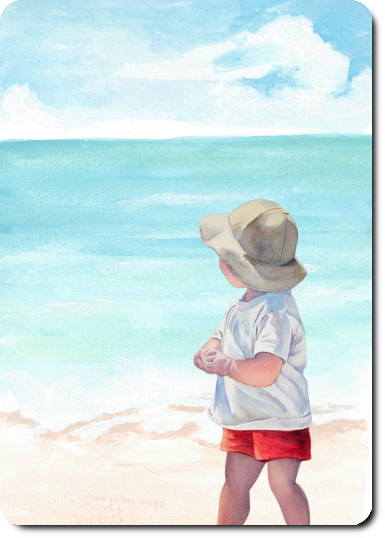 Jongetje op het strand