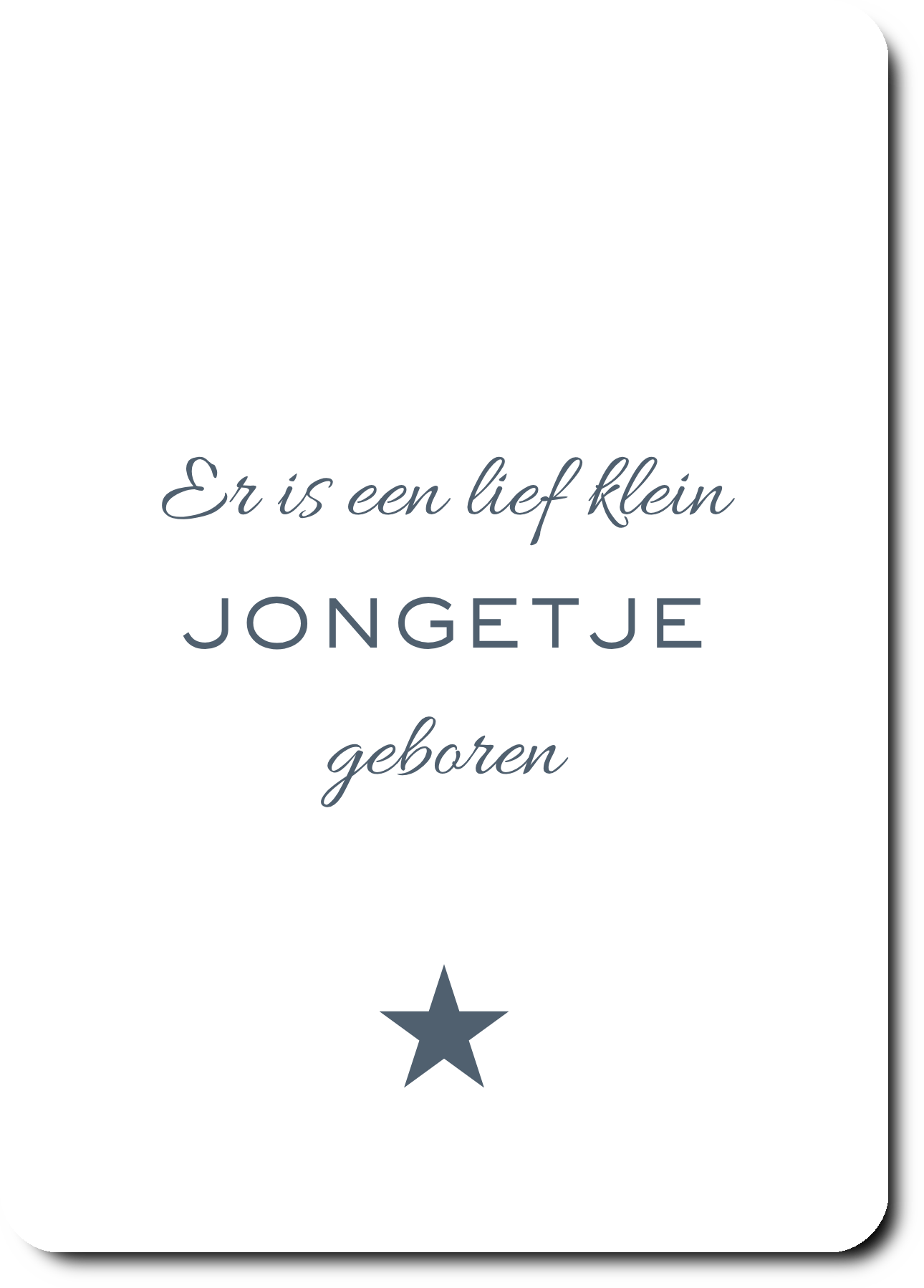 Lief jongetje geboren