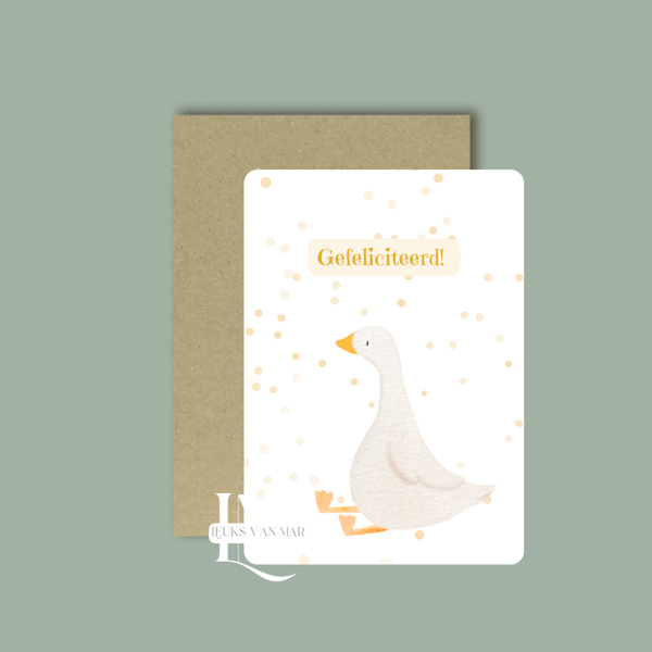 Gefeliciteerd - gans