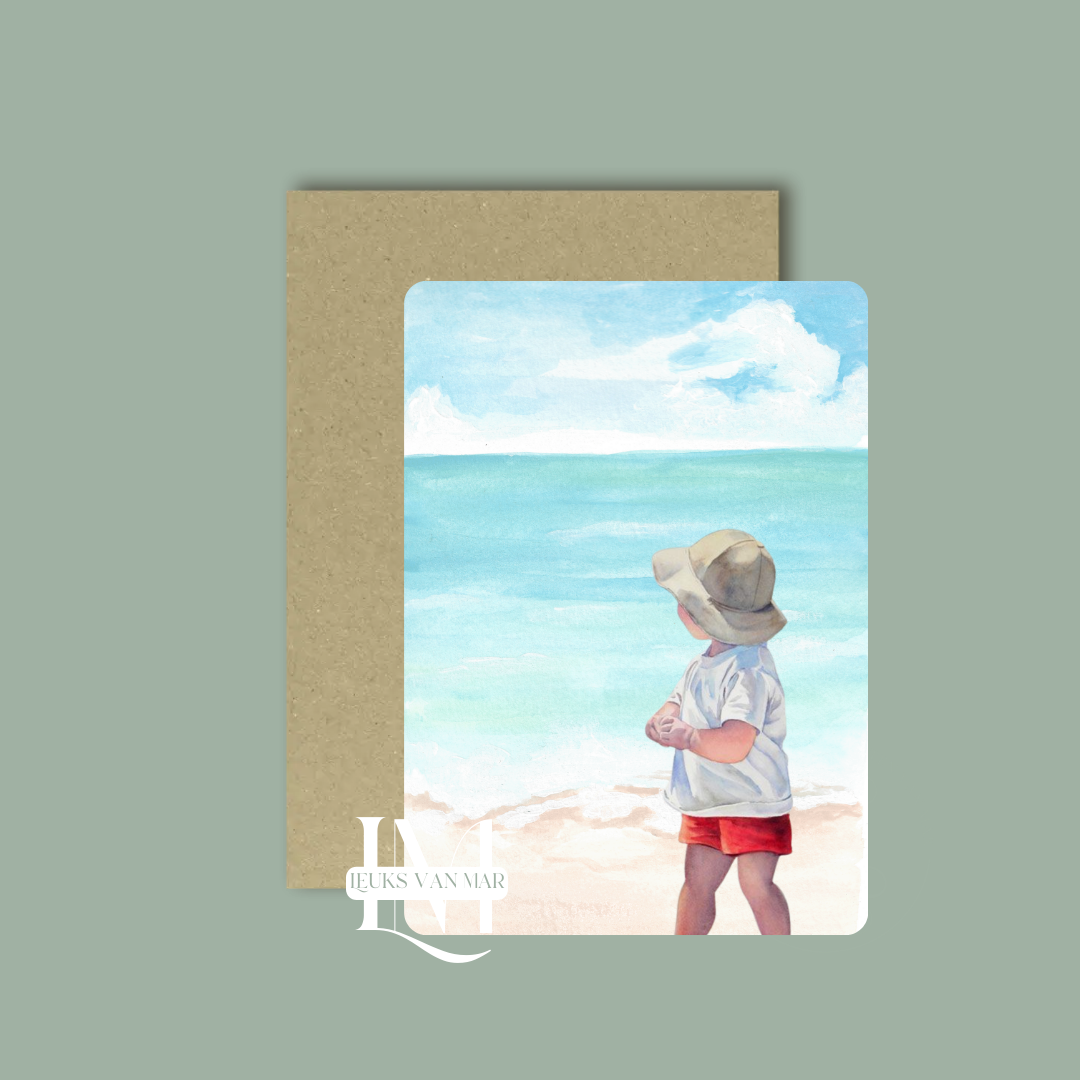 Jongetje op het strand