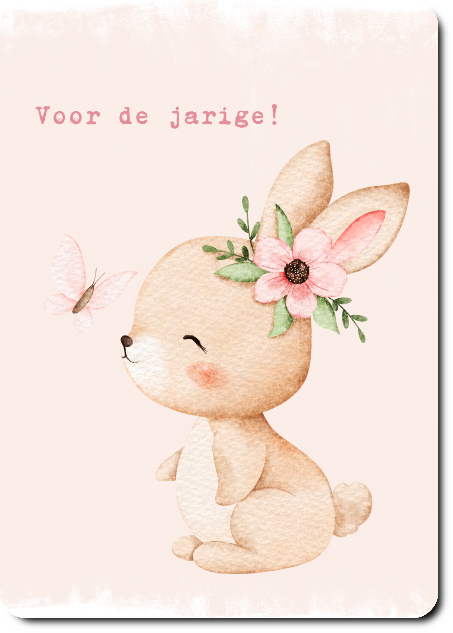 Voor de jarige! - konijn