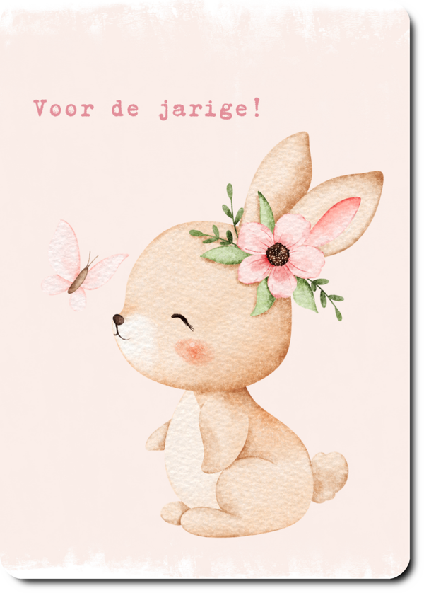 Voor de jarige! - konijn