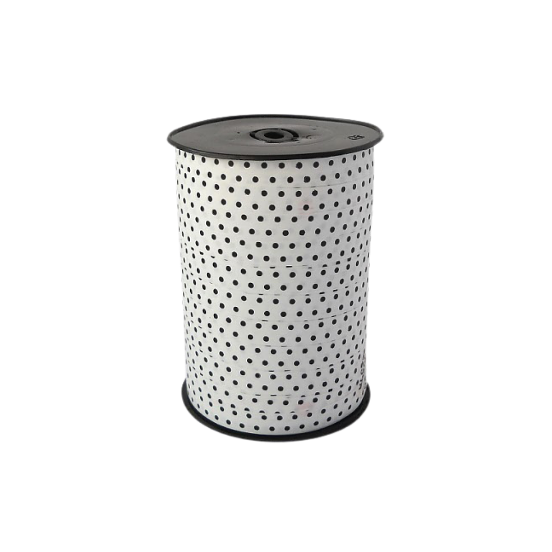 Krullint - Wit met zwarte stipjes