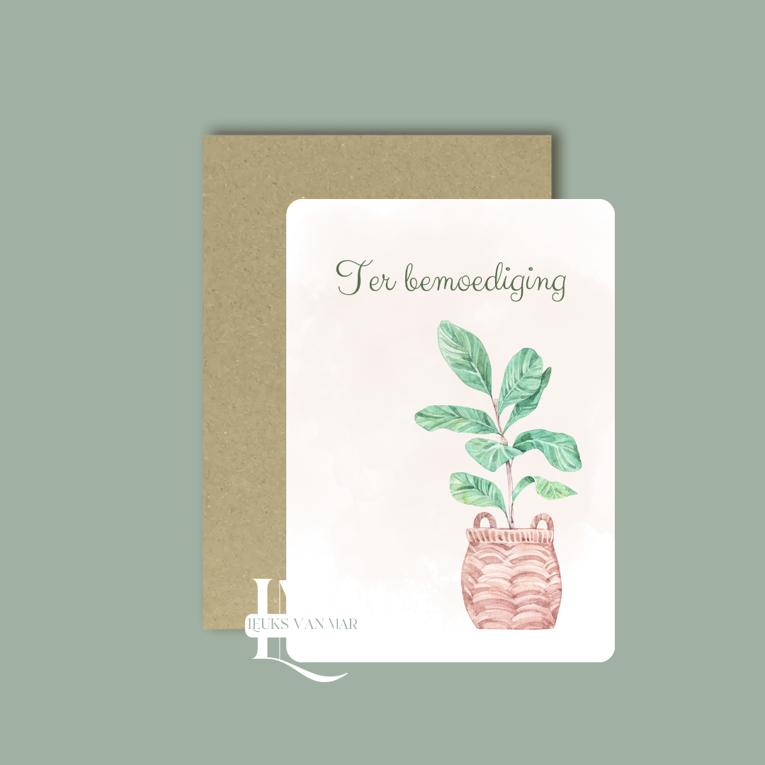 Plant  - ter bemoediging