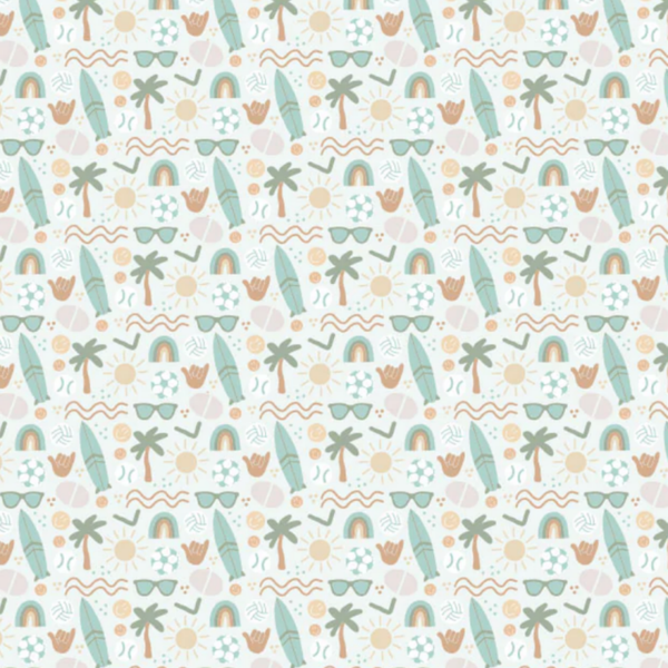 Cadeaupapier - Strand -  3 vellen