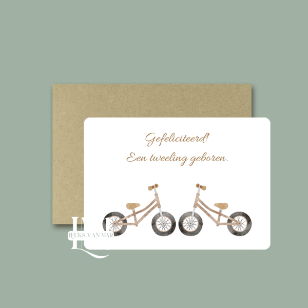 Tweeling - loopfietsjes