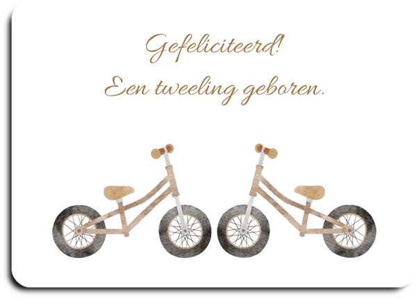 Tweeling - loopfietsjes