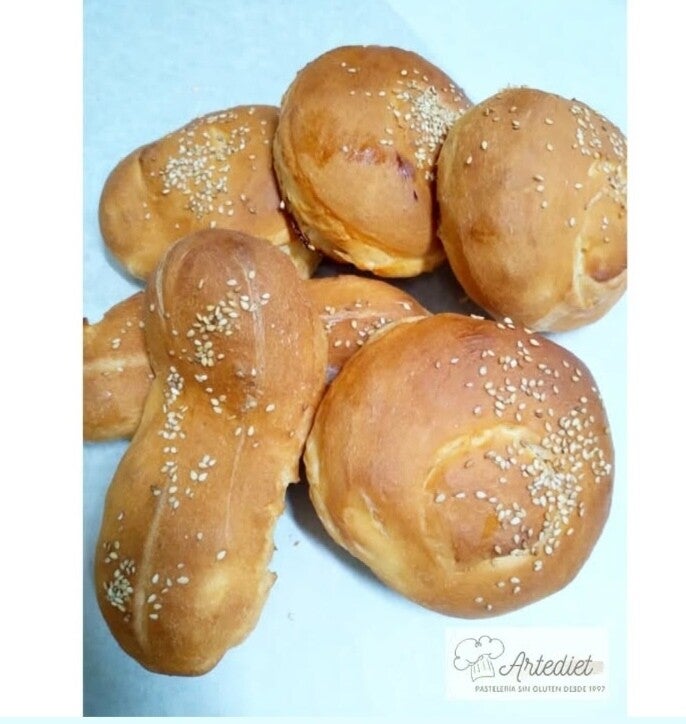 Pan de perritos y de hamburguesa 