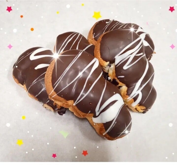 Mini cuernos chocolate