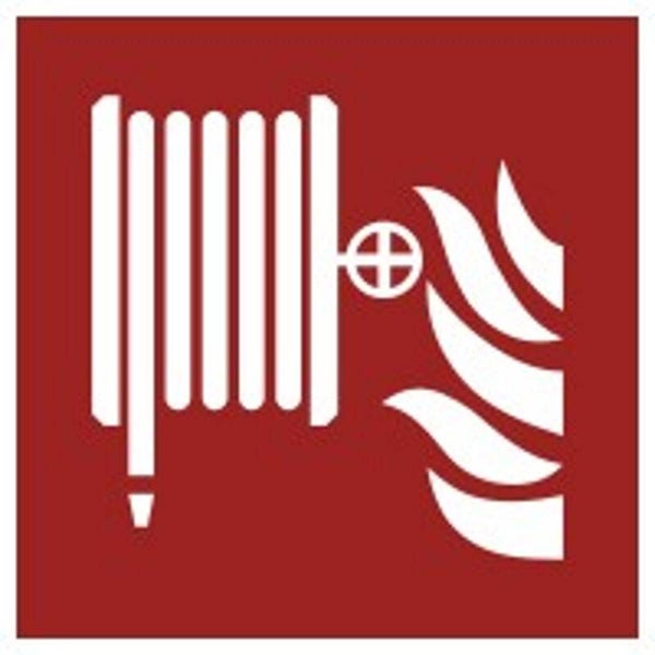 Aufkleber -  F002 Wandhydrant  - ISO DIN 7010 - Brandschutzzeichen - versch. Größen