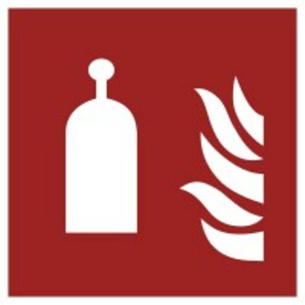 Aufkleber -  F014  Auslösestation für Raumschutz   - ISO DIN 7010 - Brandschutzzeichen - versch. Größen