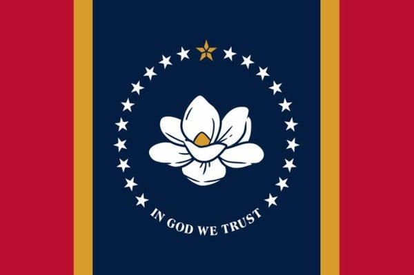 Aufkleber - Flagge - Mississippi - Bundesstaaten USA - versch. Größen
