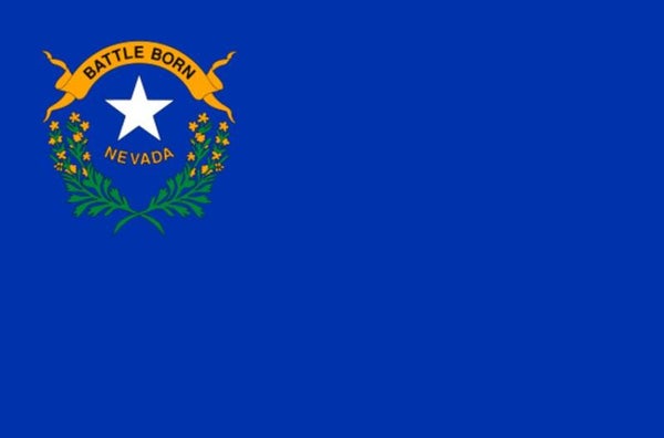 Aufkleber - Flagge - Nevada - Bundesstaaten USA - versch. Größen